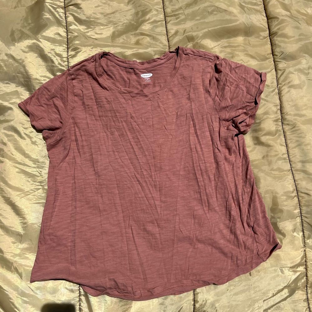 Old Navy Pink Relaxed Short Sleeve Tee